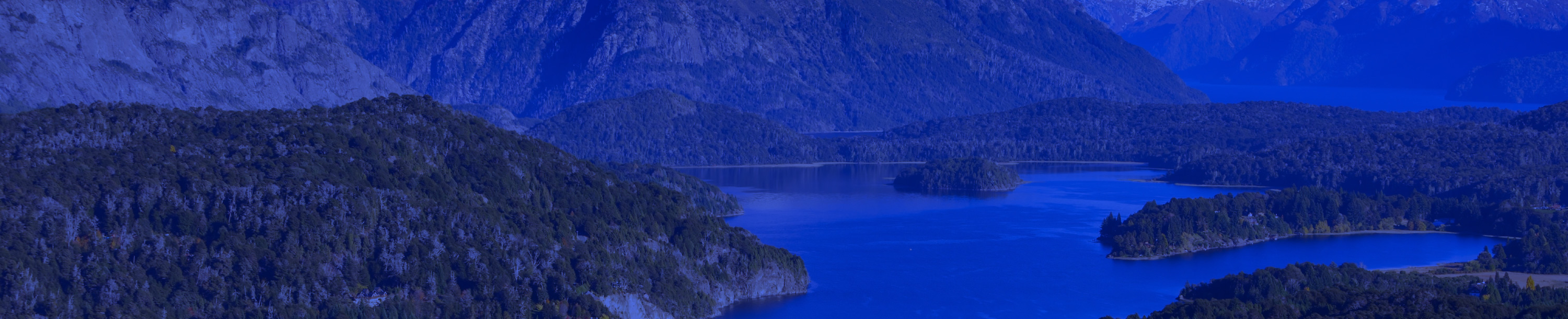 Lago y montañas en Bariloche